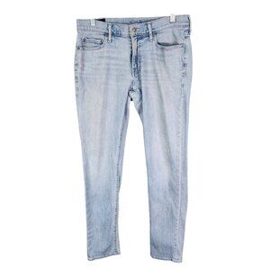 Mens Abercrombie & Fitch Skinny Denim Blue Jeans Cotton Stretch Size 31x32